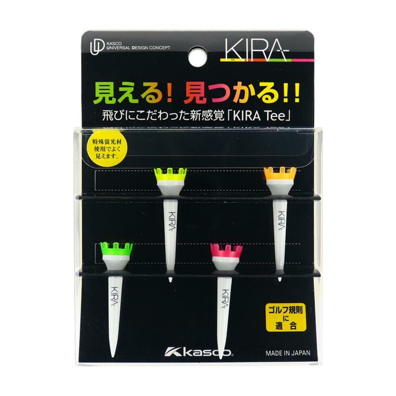 キャスコ（kasco） KIRA（キラ）ティー  ショートタイプ 4本組