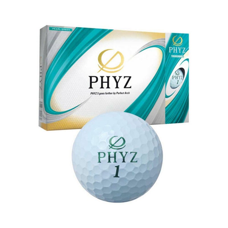 ブリヂストン（BRIDGESTONE_GOLF） PHYZ ボール パールグリーン 1ダース P9BX  2019