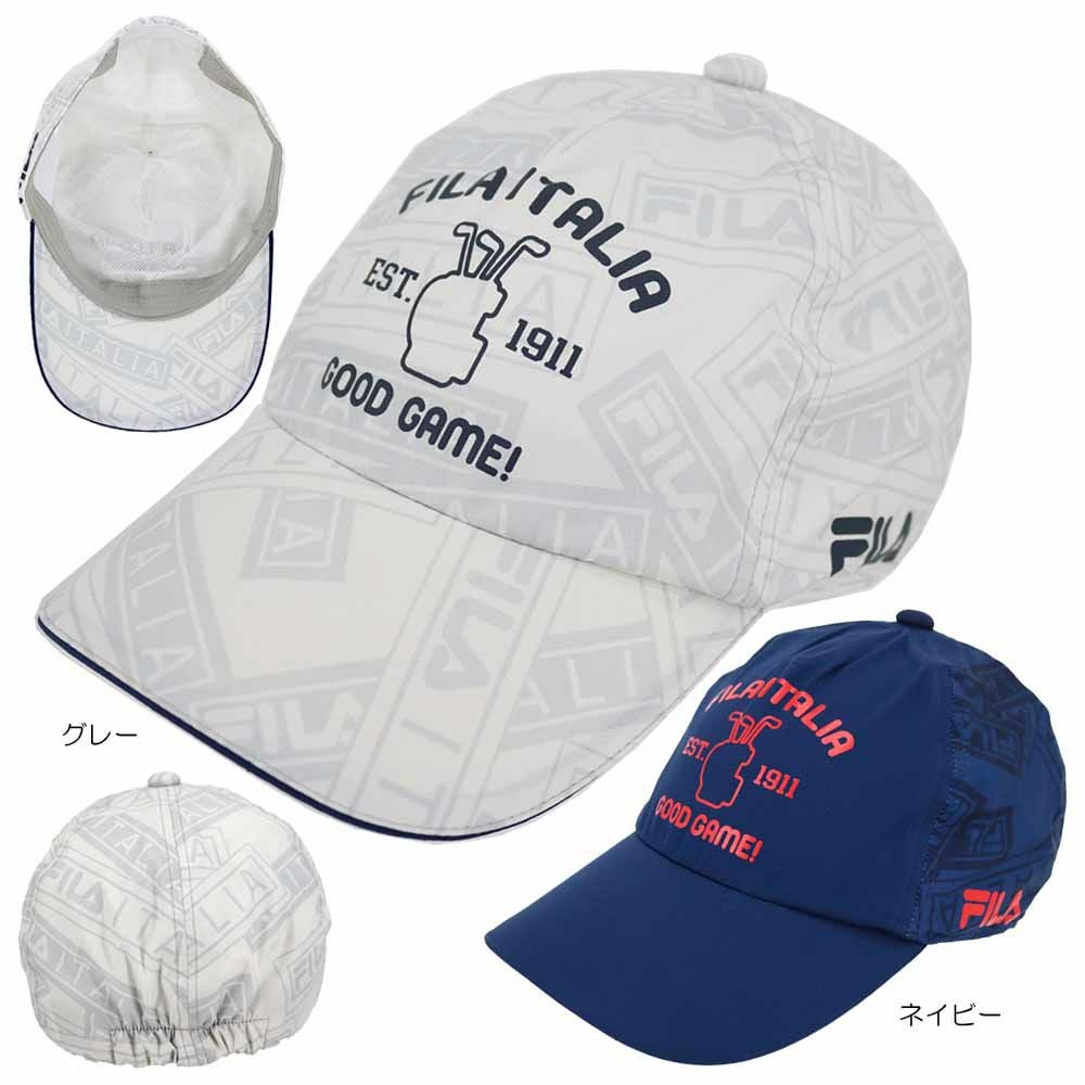 【美品】FILAゴルフ　レディース　レインウェア＋キャップセット　サイズL フィラ FILA レインキャップ 751-991 レディースゴルフキャップ 【最終