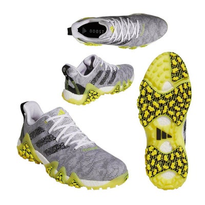 アディダス（Adidas） コードカオス22 スパイクレスシューズ GX2616 ホワイト/ブラック/イエロー【最終処分価格】