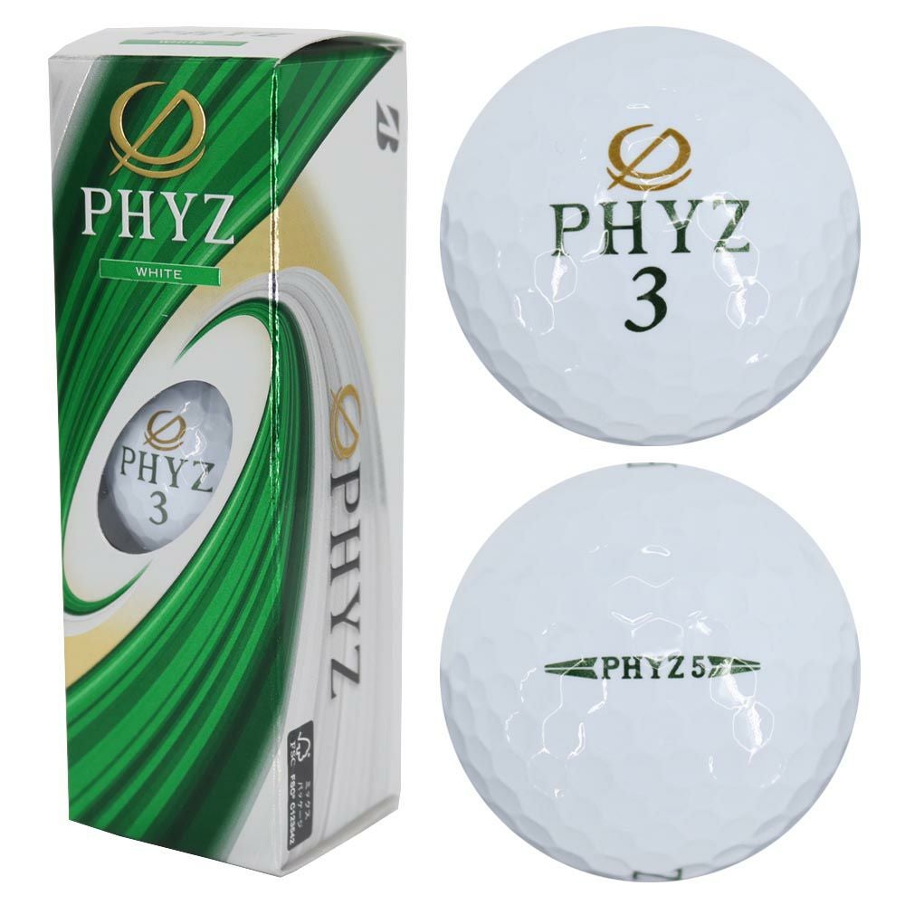 PHYZ ゴルフボール PHYZ 5（イエロー） [1ダース：12個](イエロー): ボール|BRIDGESTONE