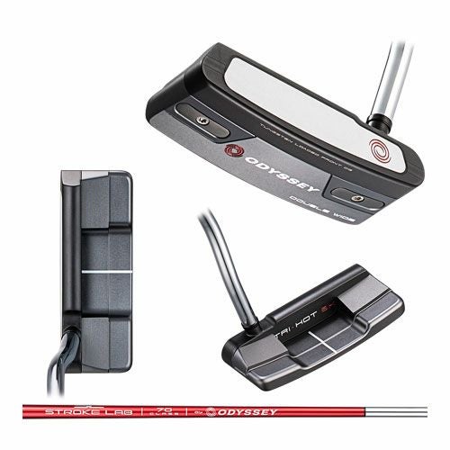 オデッセイ ゴルフ TRI-HOT 5K DOUBLE WIDE トライホット ダブルワイド パター STROKE LAB 70C RED シャフトストロークラボ　34インチ