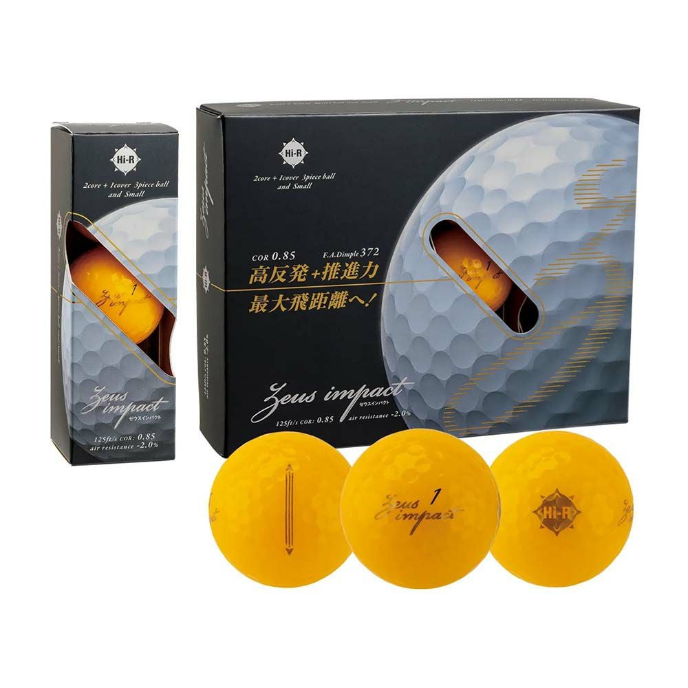 本間ゴルフ HONMA D1 スピードモンスター ボール BT2302 イエロー 1