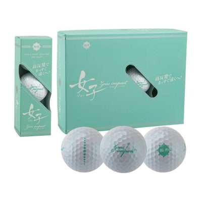 キャスコ（kasco） 『非公認球』 ゼウスインパクト3 レディースボール ホワイト 1ダース