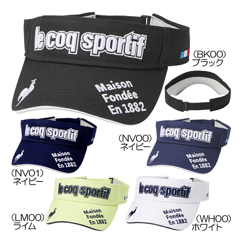 ルコック le coq sportif 定番ロゴサンバイザー QGBVJC50 メンズ