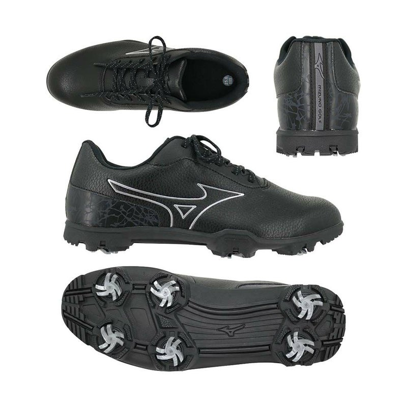 ワイドスタイルライト ST スパイクシューズ 51GQ2340 （09）ブラック『4E』『軽量』『防水』【最終処分価格】