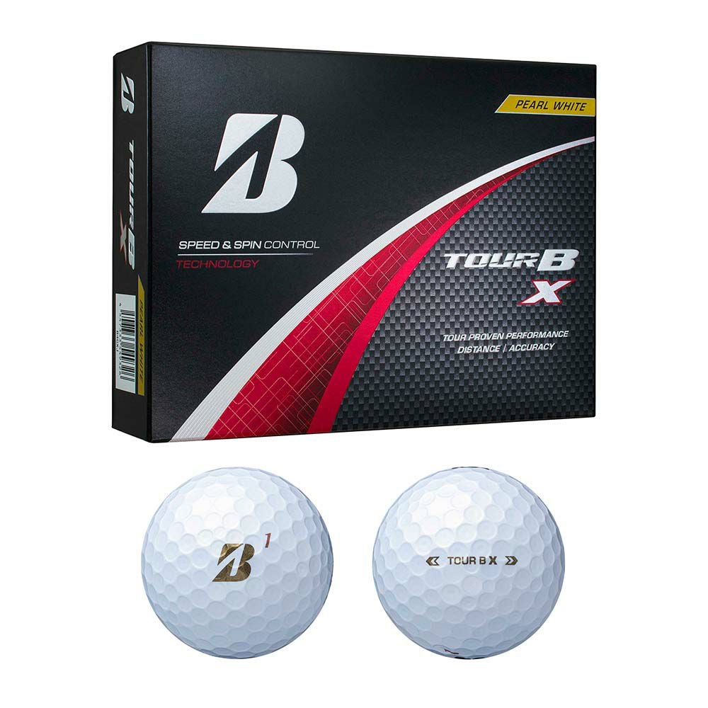 ブリヂストン BRIDGESTONE GOLF TOUR B X ボール パールホワイト 1