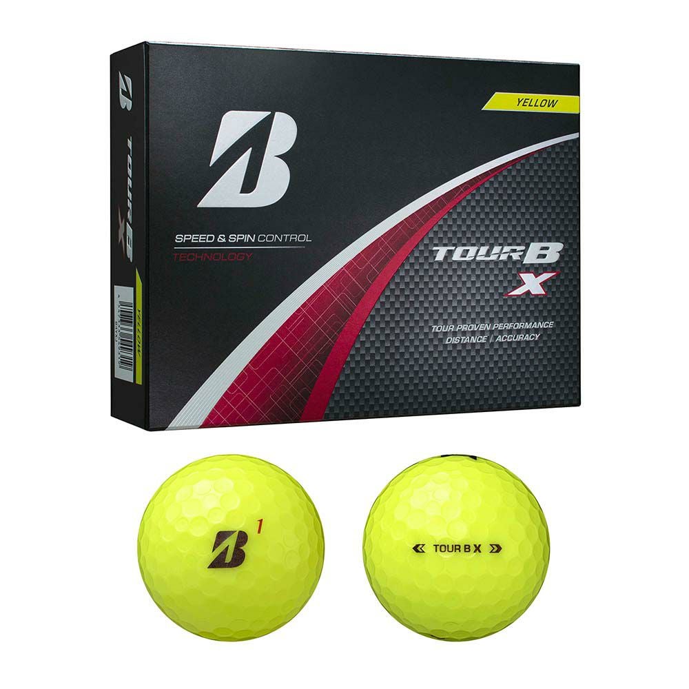 ブリヂストン BRIDGESTONE GOLF TOUR B X ボール イエロー 1ダース