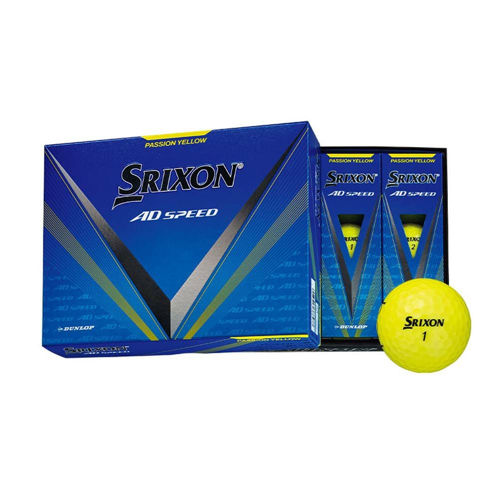 スリクソン SRIXON 【大特価市】AD SPEED ボール パッションイエロー 1