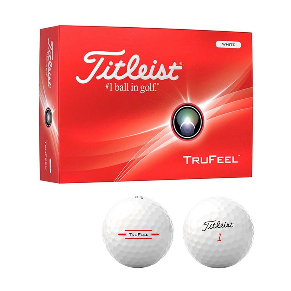 タイトリスト（Titleist） TRUFEEL ボール ホワイト 1ダース 2024