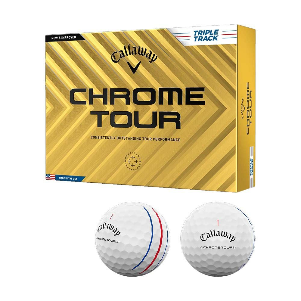 キャロウェイ Callaway CHROME TOUR X ボール ホワイト 1ダース 2024