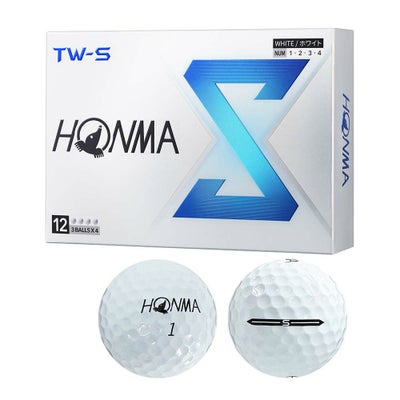 本間ゴルフ HONMA TW-S ボール BT2403 ホワイト 1ダース 2024 | ゴルフ 