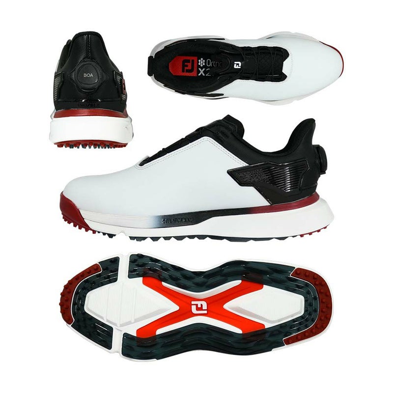 Pro SLX Boa スパイクレスシューズ 56909 ホワイト/ブラック/レッド 2024