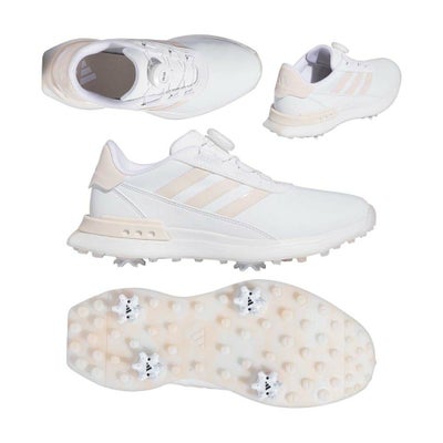 アディダス（Adidas） S2G SL Boa 24 スパイクレディースシューズ IF0320 ホワイト/ワンダークォーツ 2024【最終処分価格】