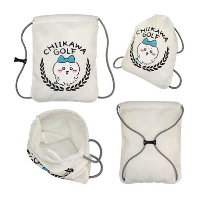 その他ブランド ちいかわGOLF ナップザック 2409-CKG029 ハチワレ ホワイト 2024