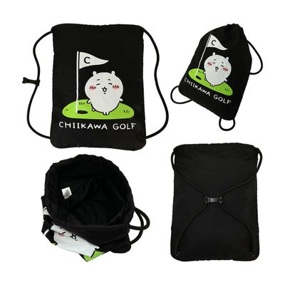 その他ブランド ちいかわGOLF ナップザック 2409-CKG029 ちいかわ グリーン/ブラック 2024