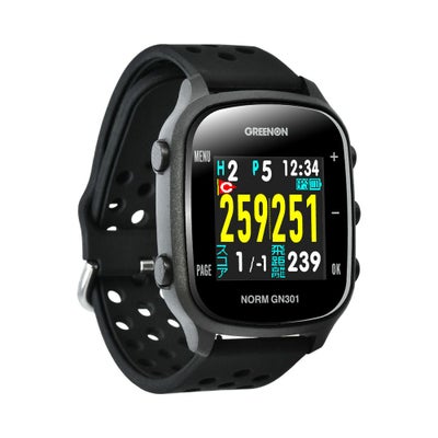 グリーンオン（GREENON） ザ・ゴルフウォッチ（The Golf Watch） ノルム GN301 G020U 2024『ウォッチ型GPS計測器』