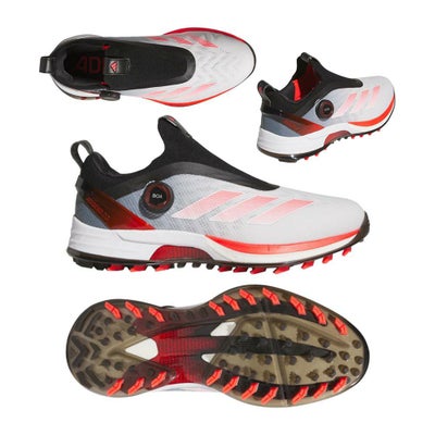 アディダス（Adidas） アディゼロ ZG25 Boa スパイクレスシューズ IH9896 ホワイト/レッド/ブラック 2025