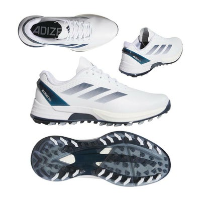 アディダス（Adidas） アディゼロ ZG25 スパイクレスシューズ IE3532 ホワイト/ネイビー/メタリック 2025