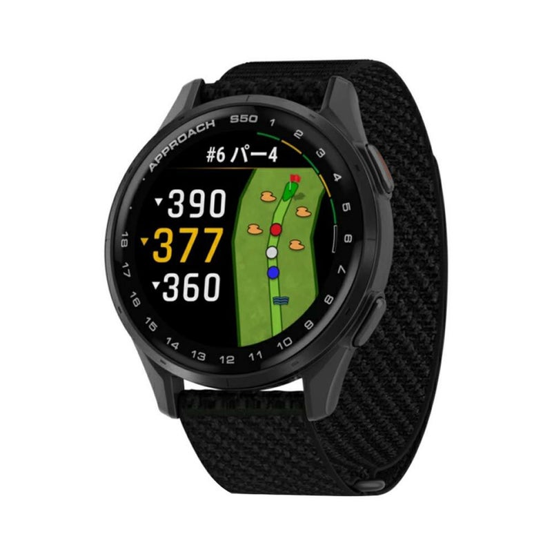 Approach S50 GPS Golf Navigation with Heart Rate Monitor (010-03010-20) Black (2025)