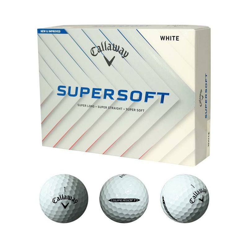 SUPERSOFT ボール  ホワイト 1ダース 2025
