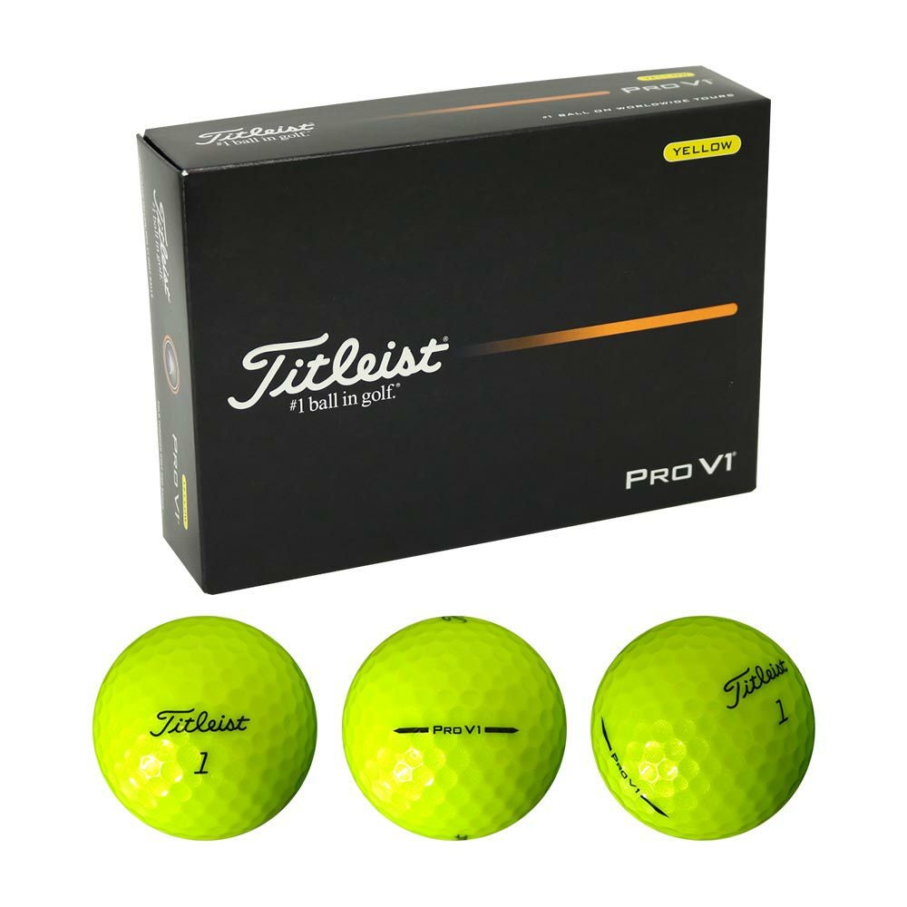 タイトリスト Titleist Pro V1 ボール イエロー 1ダース 2025 | ゴルフ