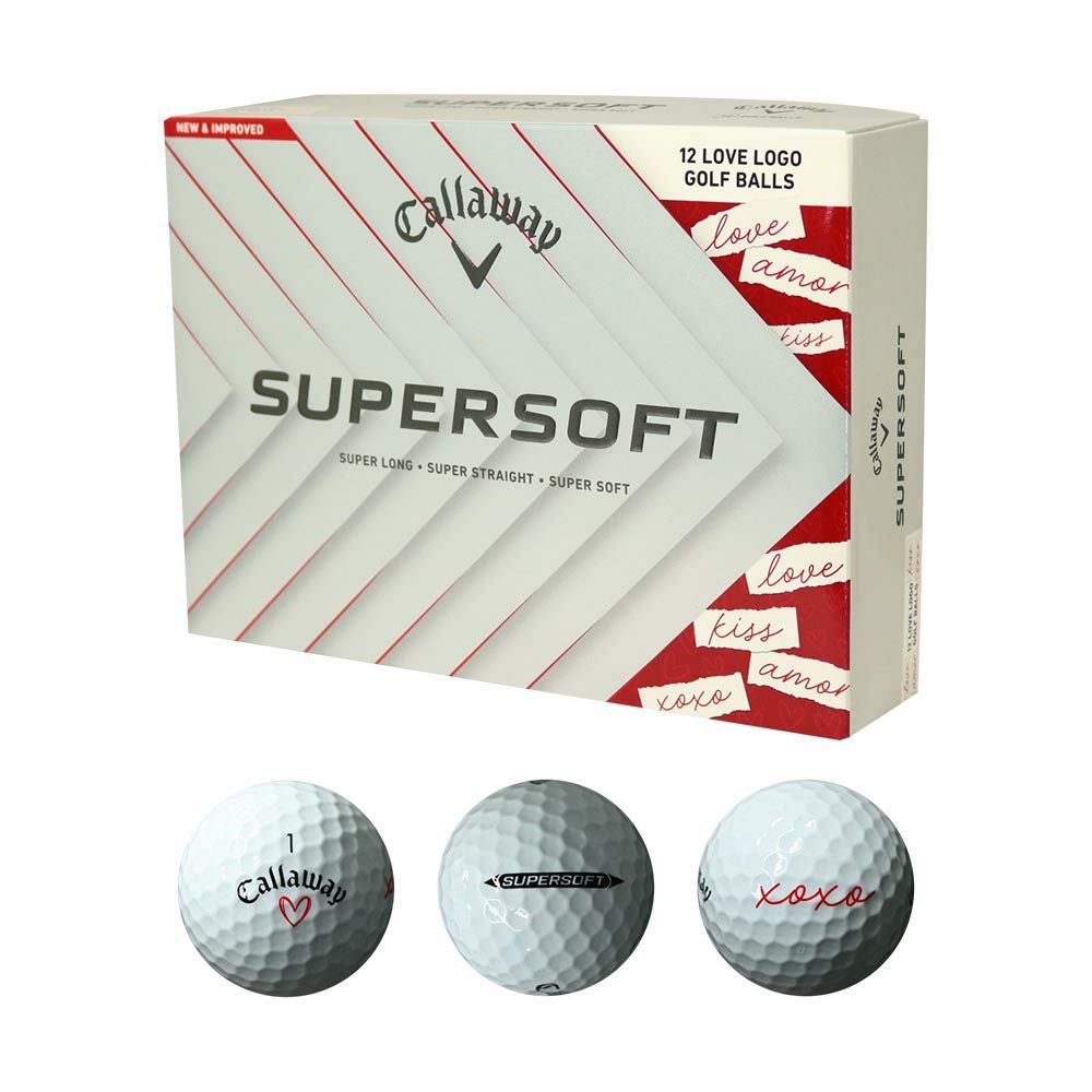 キャロウェイ Callaway SUPERSOFTLOVE ボール ホワイト 1ダース 2025