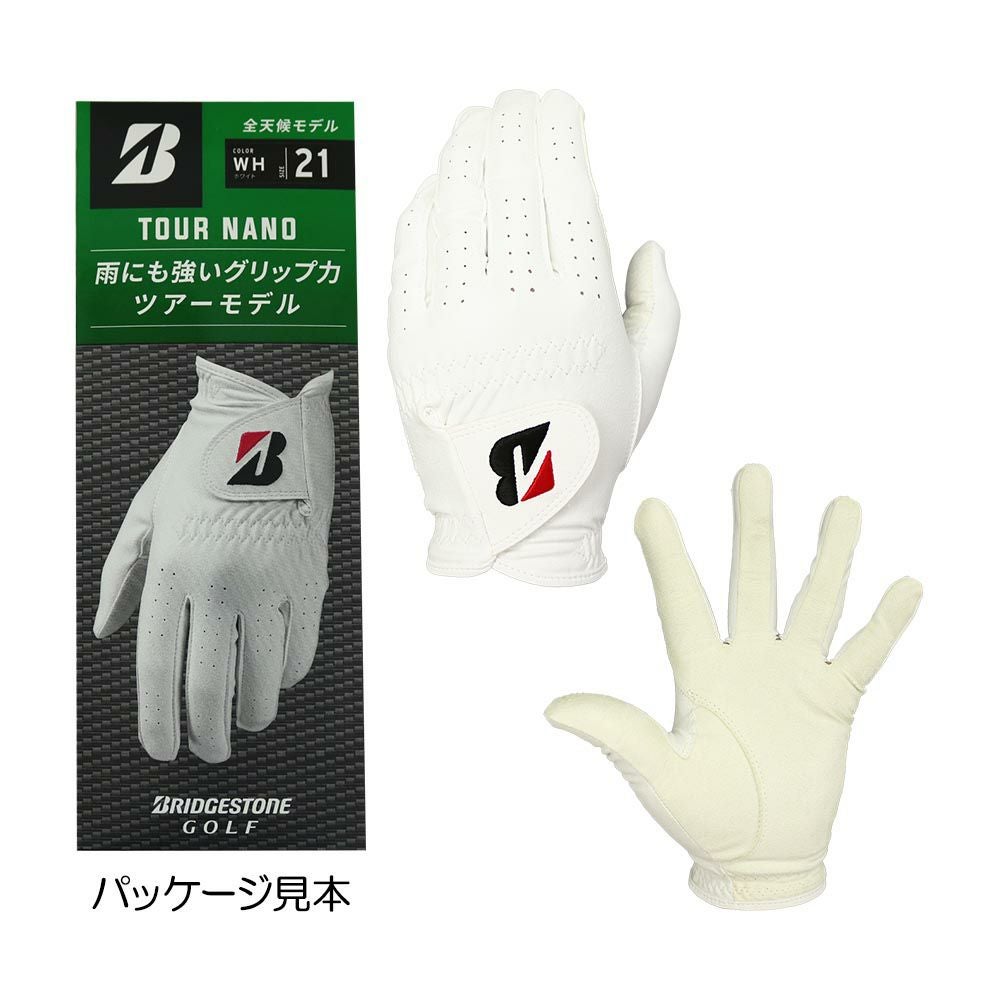 ブリヂストン BRIDGESTONE GOLF ツアーナノメンズグローブ（左手用