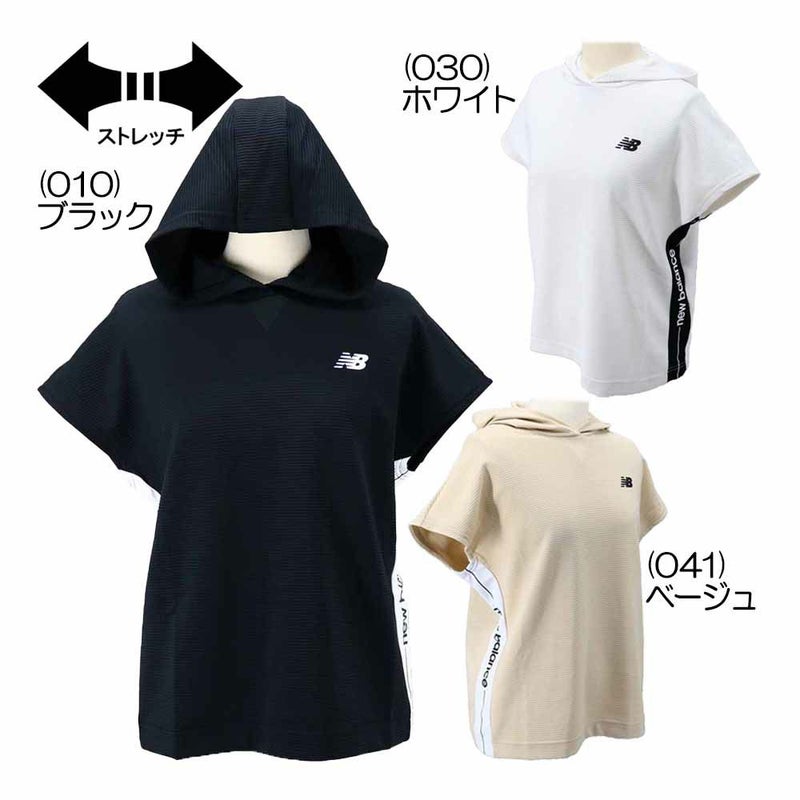 接触冷感 フレンチスリーブ プルオーバー フーディー 012-5164503 レディースゴルフウェア 春夏 2025