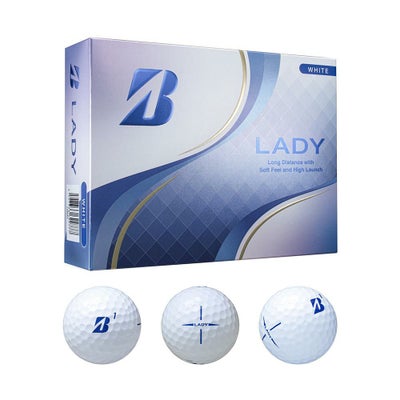 ブリヂストン（BRIDGESTONE_GOLF） LADY ボール ホワイト 1ダース L5WXJ-12 2025