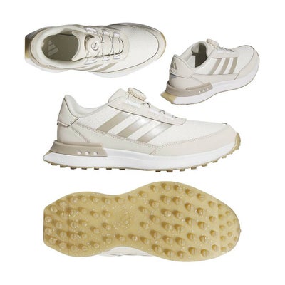 アディダス（Adidas） S2G SL レザー Boa レディース スパイクレス IH5966 アルミナ/メタリック/ガム 2025