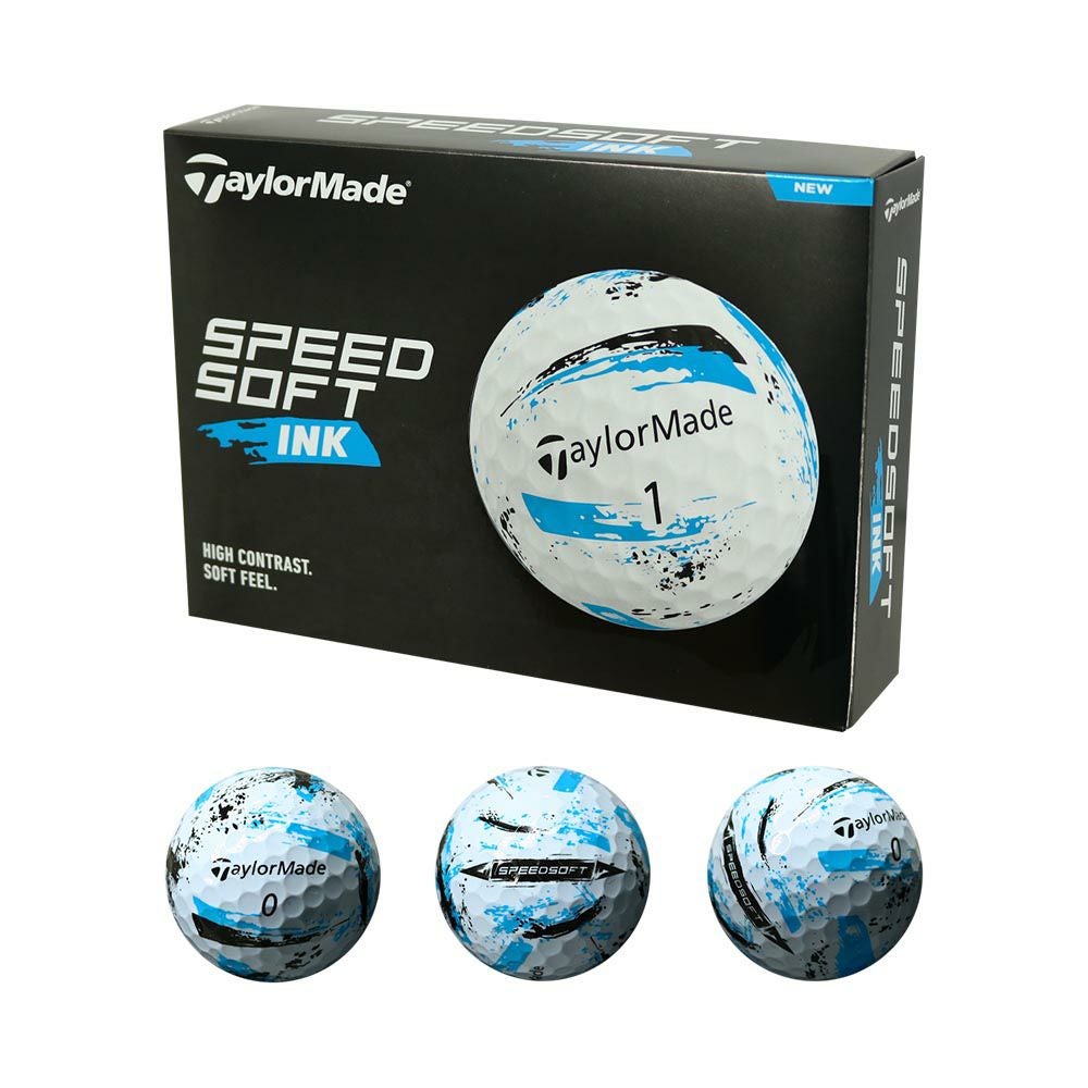 テーラーメイド TaylorMade SPEEDSOFT INK ボール グリーン 1ダース