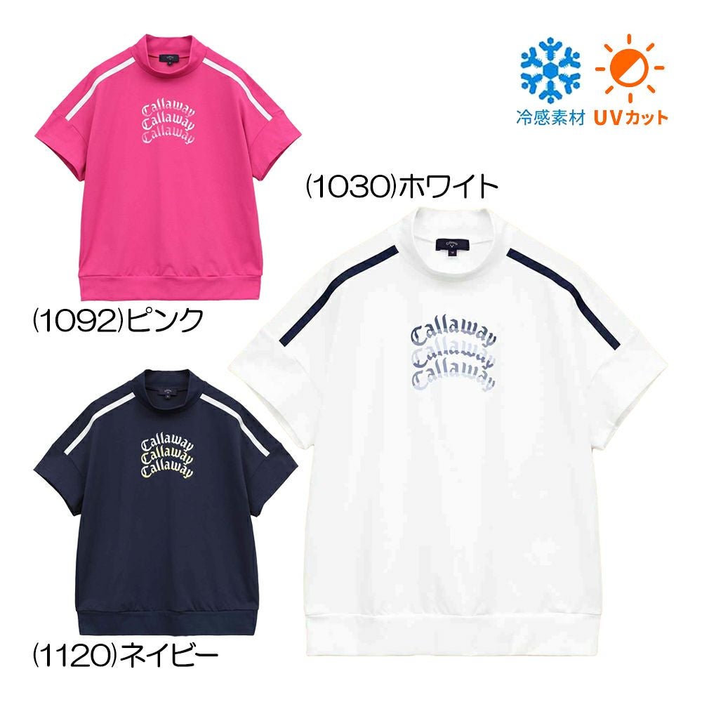 キャロウェイ Callaway 半袖モックシャツ-3°C裏クール C25134213