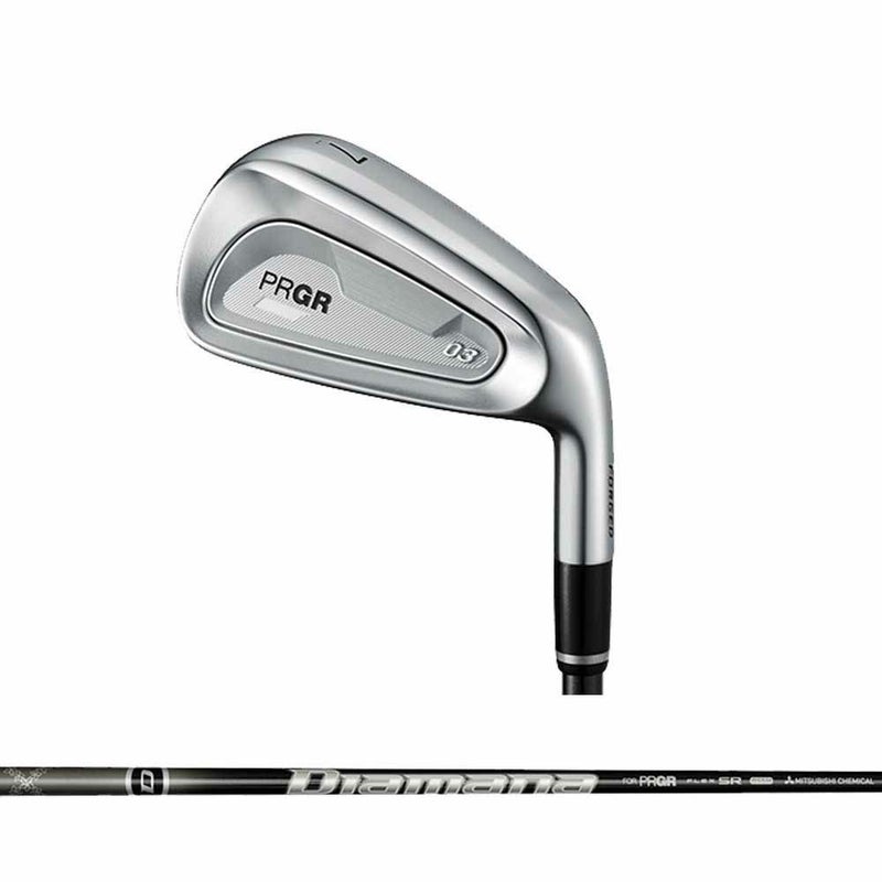 03 アイアン単品 Diamana M FOR PRGR カーボンシャフト 2025