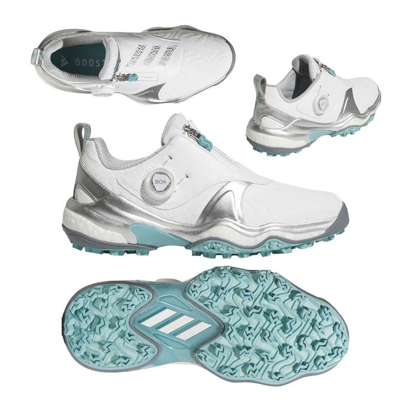 コードカオス25 Boa  レディース スパイクレスシューズ JQ7753 ホワイト/ミント 2025