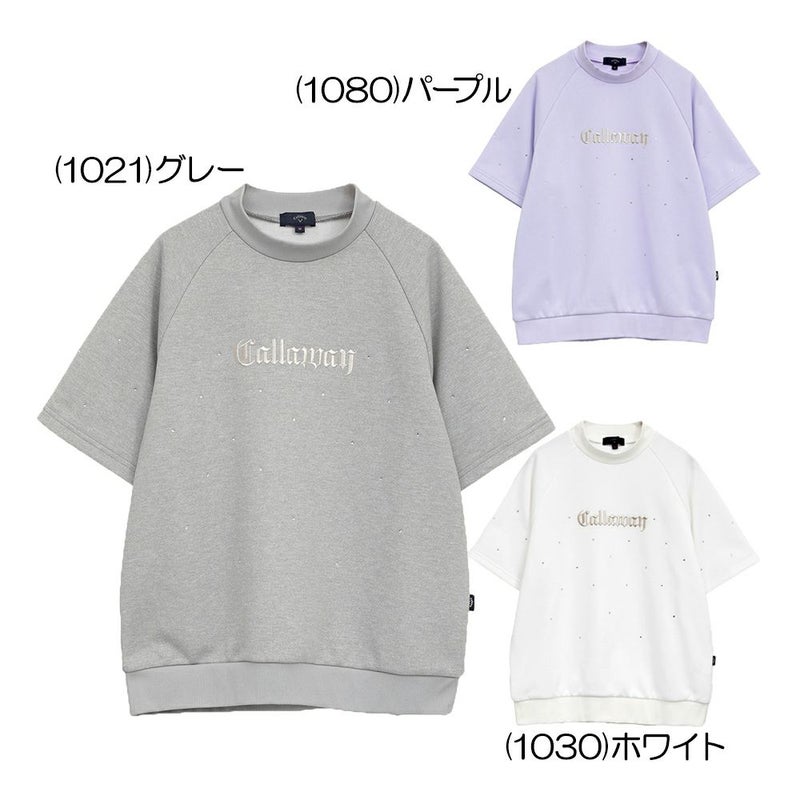半袖クルーネックスウェット C25217200 レディースウェア 25 秋冬モデル【最終処分価格】