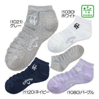 キャロウェイ（Callaway） 表パイルアンクルソックス C25293200 レディースソックス  秋冬モデル