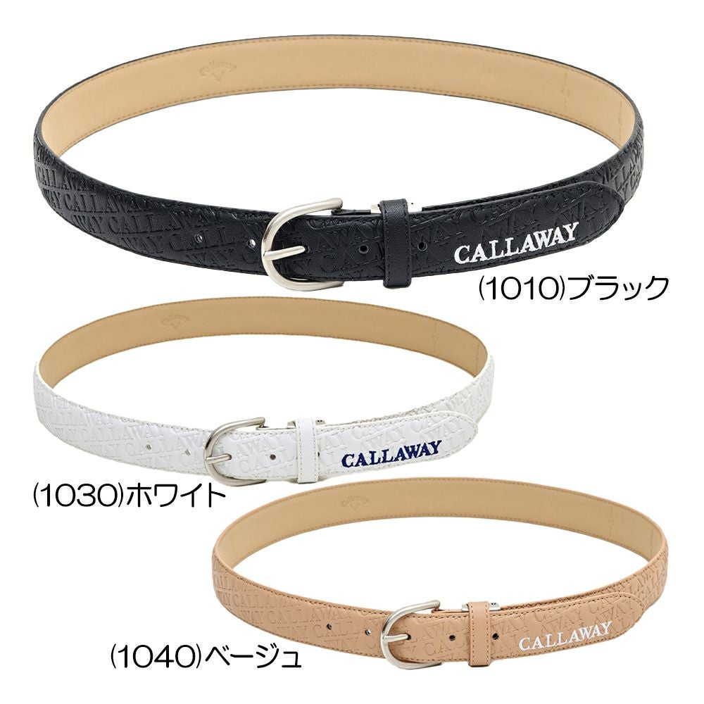 キャロウェイ ベルト レディース 新品 Callaway（キャロウェイ） ゴルフ ベルト レディース Vバックル