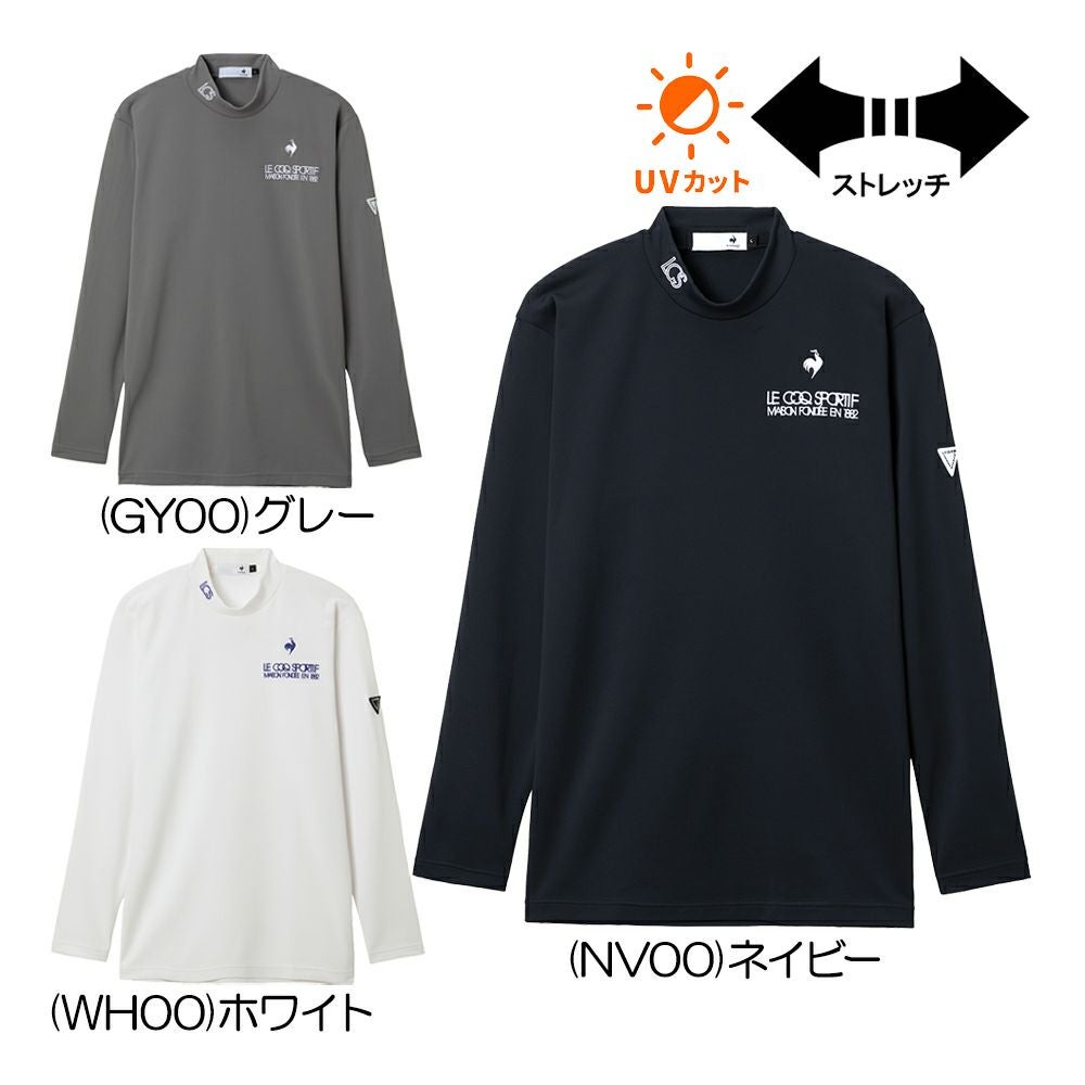 ルコック le coq sportif ベーシックモックネック長袖シャツ LG5FLS53M