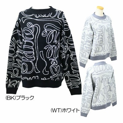 マリクレール（marie_claire） リボンロゴクルーネックセーター735-750 レディースウェア 25 秋冬モデル