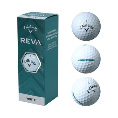 キャロウェイ（Callaway） 25REVA レディースボール ホワイト 1スリーブ(3個入) 2025