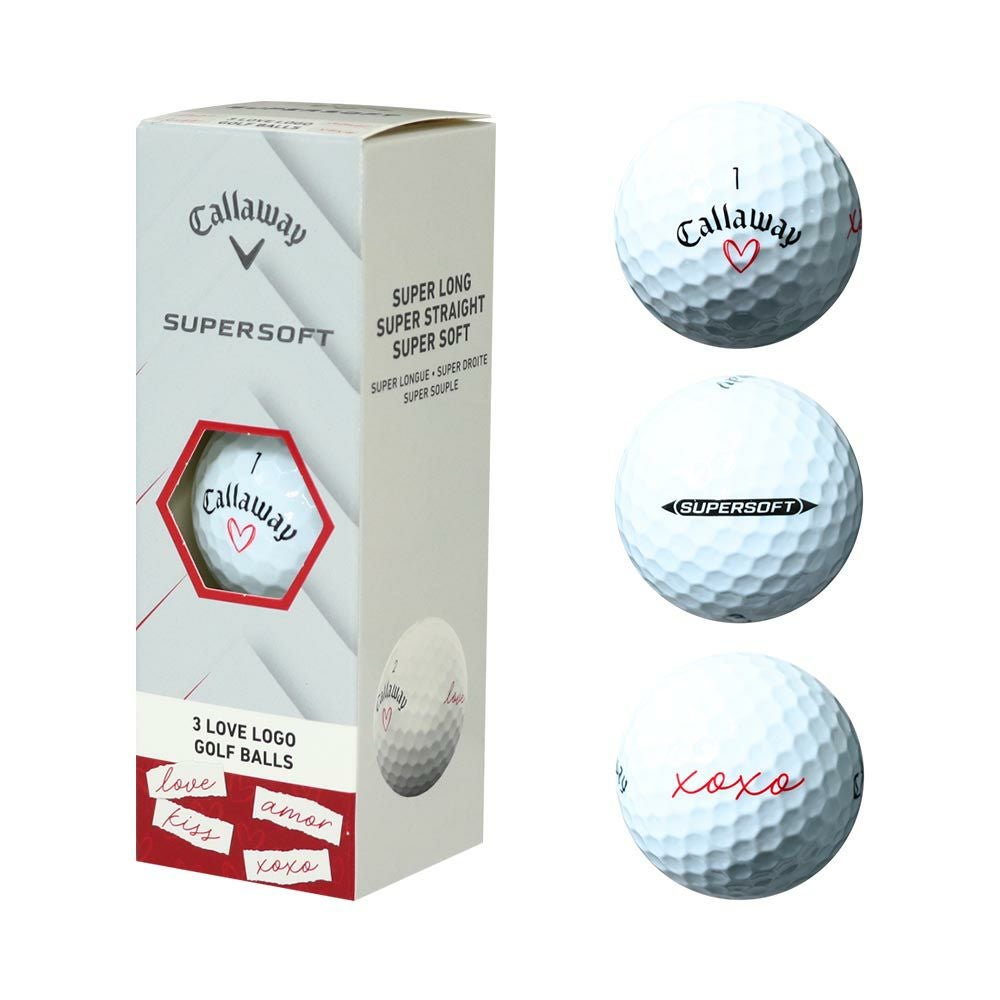 キャロウェイ Callaway 25REVA レディースボール ピンク 1スリーブ(3個