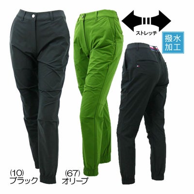 トミーヒルフィガー（Tommy_Hilfiger） 裾ロゴゴム ロングパンツ レディースパンツ THLA557 25 秋冬モデル【最終処分価格】