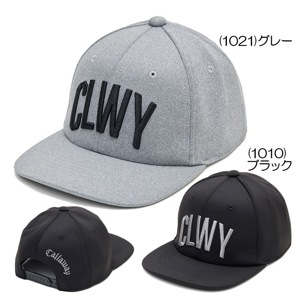 キャロウェイ Callaway カレッジ調ロゴセミフラットキャップ C25291107