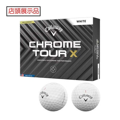 キャロウェイ（Callaway） 【店頭展示品】CHROME TOUR X ボール ホワイト 1ダース 2024