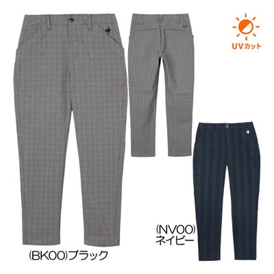 ルコック（le_coq_sportif） チェック柄9分丈パンツ LG5FLP53L レディースパンツ 25 秋冬モデル【最終処分価格】