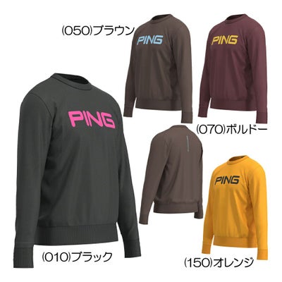 ピン（PING） クルーネックニットプルオーバー 621-5270903 メンズウェア 25 秋冬モデル【最終処分価格】