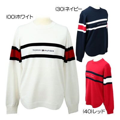 トミーヒルフィガー（Tommy_Hilfiger） フロントロゴ クルーネックニット THLA566 レディースウェア 25 秋冬モデル