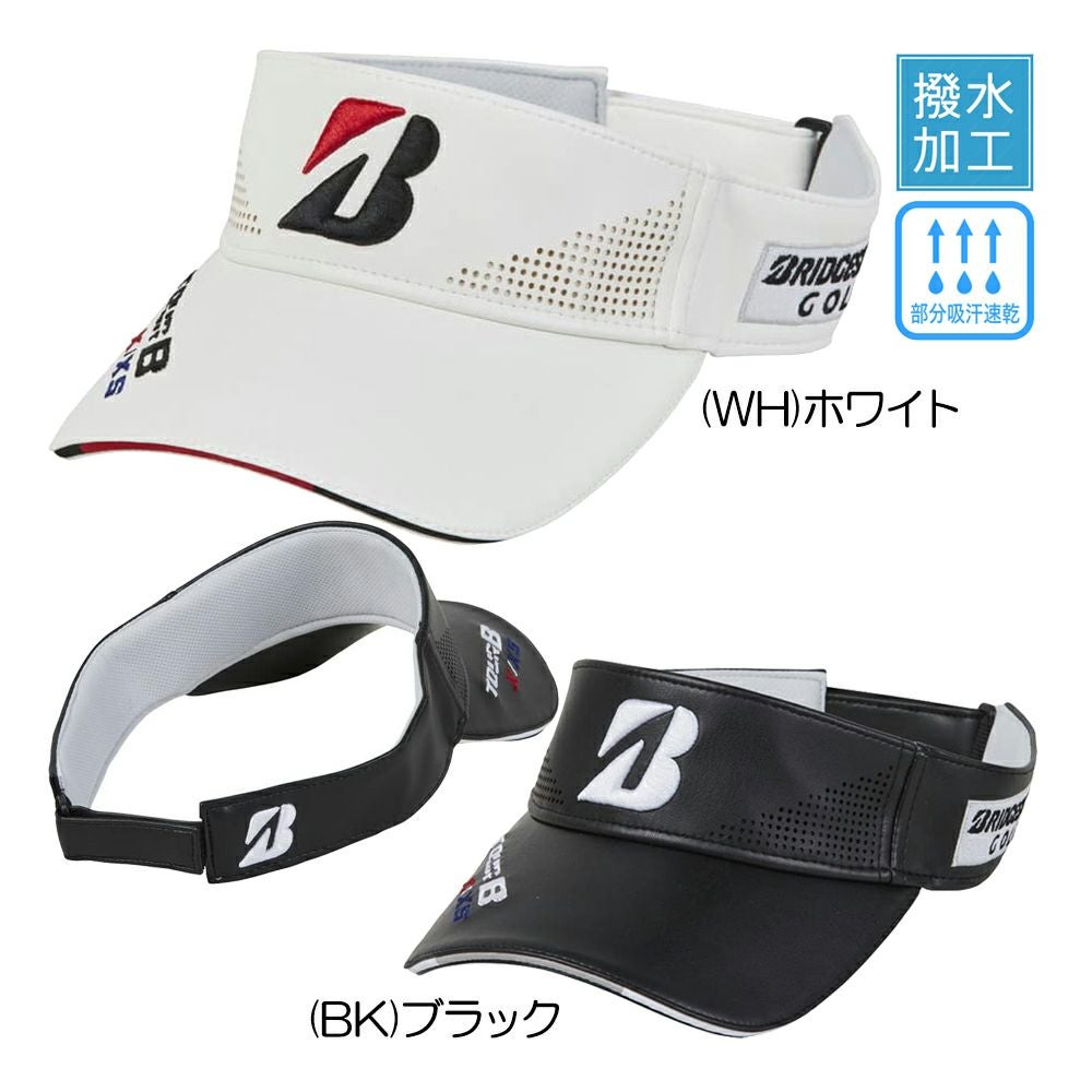 BRIDGESTONE （バイザー3個、キャップ2個） ブリヂストン BRIDGESTONE GOLF 限定プロモデルバイザー CPW25B メンズ