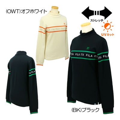フィラ（FILA） 裏起毛長袖モックネックシャツ 795-502 レディースウェア 25 秋冬モデル